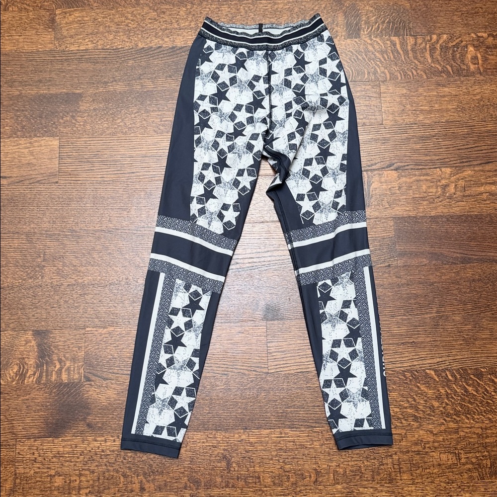 Dior blue and White star Patterned Leggings
